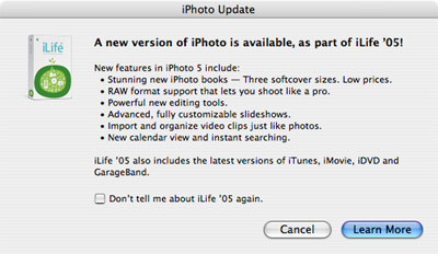 iPhoto advert