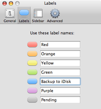 Finder preferences