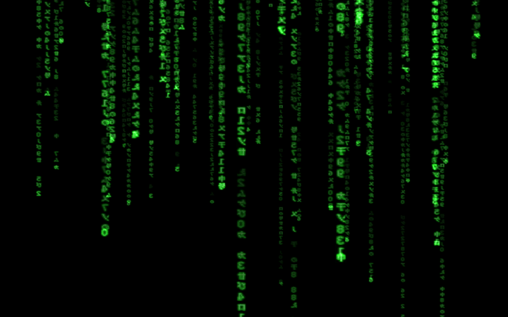 Matrix screen saver