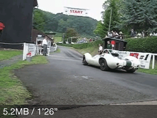 Movie of some race cars on the start-line