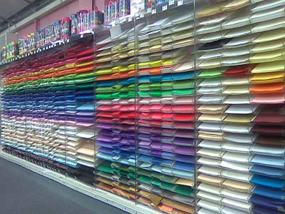 Photo of stacks of card