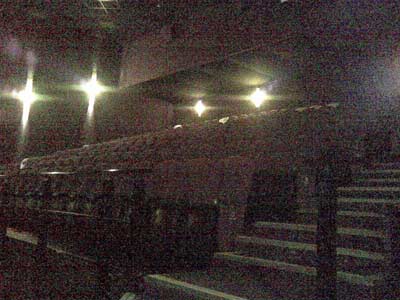 An empty cinema