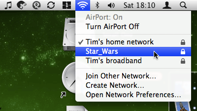 Nearby wireless networks